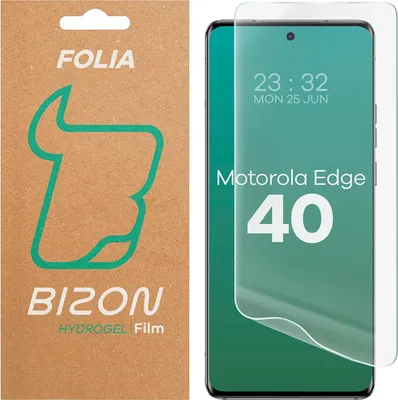 Produktbild von Hydrogel Folie für den Bildschirm für Motorola Edge 40, Bizon Glass Hydrogel Front, 1 Stück
