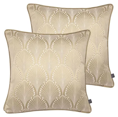 Boudoir Kissen 43x43 cm, Satinwood, 2er-Set
