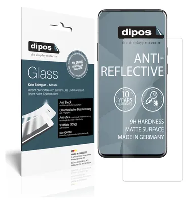 Produktbild von 2x Schutzfolie für OnePlus 7 Pro matt - Anti-Shock 9H Folie dipos Glass