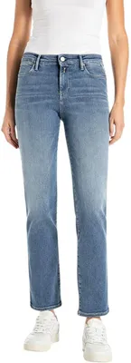 Image de Replay, jean pour femmes, modèle Zolie, coupe stretch, bleu moyen, référence 009 (bleu), taille 32W/30L