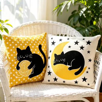 Obrázok produktu pre Poťahy na vankúše, vodeodolné, 45 x 45 cm, 2 kusy, vhodné na vonkajšie použitie