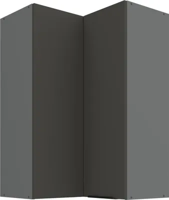 Image de Armoire d'angle haute LUNARA 2 - 60x60 cm, graphite / anthracite