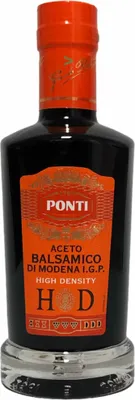 Produktbild von Ponti Aceto Balsamico di Modena IGP Alta Densita HD 6er Pack (6x250ml Flasche) + usy Block