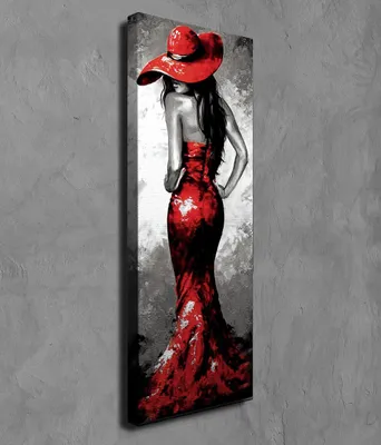 Obrázok produktu pre Wallity, PC106- MJS1417, Farebné, Maľba na plátne, 30 x 80 cm, 100% plátno