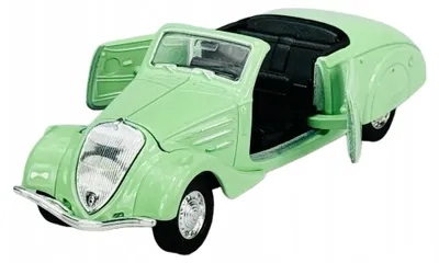 Produktbild von Welly 1938 Peugeot 402 Oldtimer Metallmodell Grün