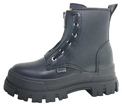 Imagen del producto de Buffalo Aspha Zip: Botas de mujer, estilo bota con cremallera, color negro, para uso casual