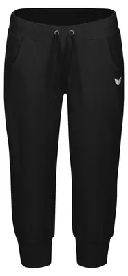 Produktbild von Erima Damen 3/4 Sweathose mit Bündchen (210200), schwarz, 48