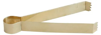 Kohlezange aus Messing, gerade, 12 cm, für Räucherwerk