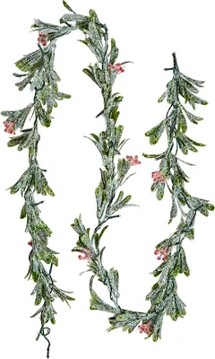 Immagine prodotto di VEVOR ghirlanda di Natale, 2 m, verde realistica, ghirlanda di abete, decorata con viti, foglie di ulivo e bacche, ghirlanda artificiale sempreverde con luci fiabesche, decorazione natalizia per camino
