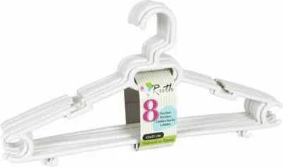 Immagine prodotto di Appendiabiti Ruth Dem Ruth in plastica 8 pezzi 43 x 22 x 6 cm (8 pezzi)