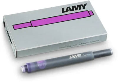 Produktbild von LAMY T10 Tintenpatronen, Packung mit 5 Stück, Farbe: Lila