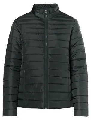 Produktbild von Damen Jacke mit wärmender Wattierung, Stehkragen, grau, Größe XL
