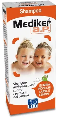 Immagine prodotto di Shampoo Antiparassitario Antipediculosi Mediker 100Ml