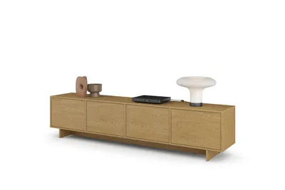 Produktbild von RTV Schrank Tatami 4D grifflos Push to Open 220,5x50,5x41,5 cm Eiche Baltic Dune