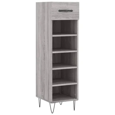 Produktbild von Schuhschrank Grau Sonoma 30x35x105 cm Holzwerkstoff