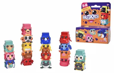 Obrázok produktu pre Hračky Bloxies séria 2 (balenie po 2 ks) (sortovaný tovar, 2 figúrky)