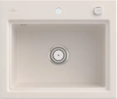 Produktbild von Villeroy & Boch Keramikspüle 336602KR, Subway Style 60 S Einbauspüle - inkl.