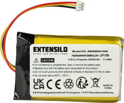 Produktbild von vhbw Akku Ersatz für für Spielekonsole (Akku - Kapazität in mAh mAh, Akku - Elektrische Spannung in V V, Li-Polymer)