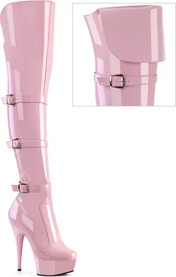 Produktbild von DELIGHT-3018 Damen Boots von Pleaser, Rosa  , EU 37, US 7