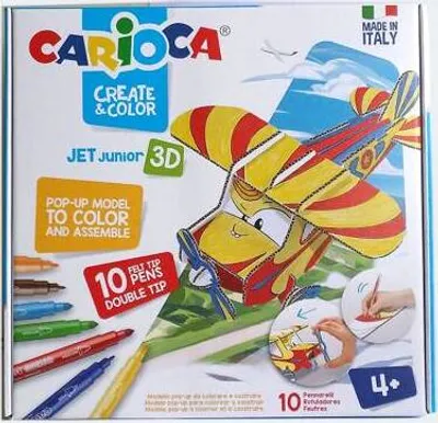 Produktbild von Set erstellen & Farbe Jet Junior 3d carioca 42904