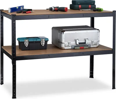 Produktbild von relaxdays Workbench 2 úrovne