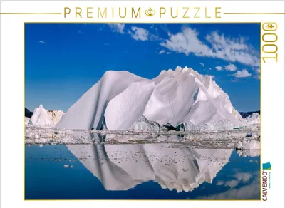 Produktbild von CALVENDO Puzzle Eisriese in der Diskobucht vor Ilulissat | 1000 Teile Lege-Größe 64x48cm Foto-Puzzle für glückliche Stunden