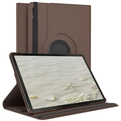 Produktbild von EAZY CASE - Tablet Hülle für Samsung Galaxy Tab S9 Schutzhülle, Tablet Case 360° drehbar in Braun