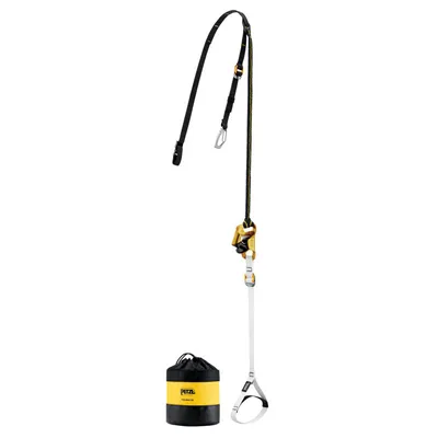 Produktbild von Petzl Knieaufstiegsschlaufe für Einseil-Aufstiegstechniken inkl. Crollblocker, Top Strap, Footcord