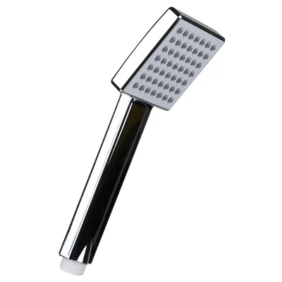 A product shot of a shower head on a white background.