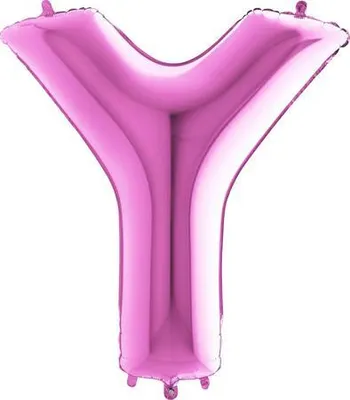 Obrázek produktu pro Nafukovací balónek písmeno Y růžové 102 cm