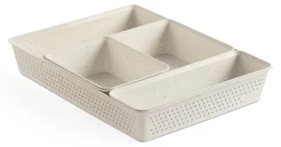 Aufbewahrungsboxen aus Kunststoff, 12 l, Bohol, Set mit 4