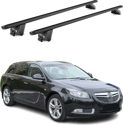 Produktbild von Dachträger Grundtäger für Opel Insignia A B Kombi 2008-22 100kg Alu ABE Schwarz