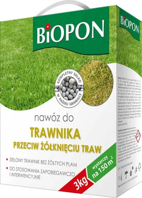 Obrázok produktu pre Hnojivo na trávnik proti žltnutiu 3 kg