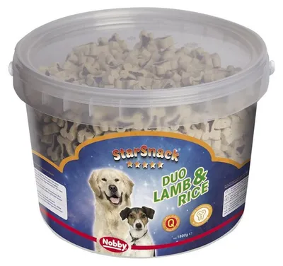 Produktbild von Nobby StarSnack Duo Bones "Lamb & Rice" : 1800g Inhalt: 1800g