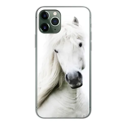 Produktbild von MuchoWow® Handyhülle Schutzhülle Hülle für iPhone 11 Pro Pferde - Nutztiere - Mähnen Silikon Softcase Handy Hülle - Handy