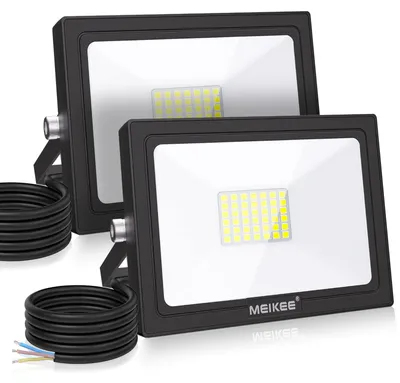 LED-Strahler 35 W, 2 Stück, 3000 lm, IP66, kaltweiß, für außen