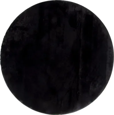 Image de Milton & Oldbrook Tapis moelleux Ø 200 cm Pavia Noir