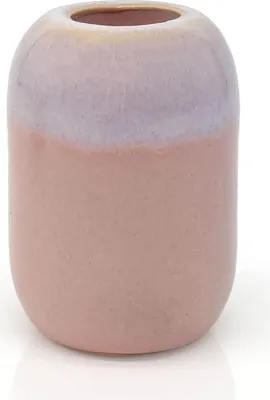 Produktbild von Kerzenhalter klein, 6,5 cm, aus Keramik, rosa