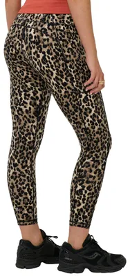 Image de Legging de sport Sweaty Betty Power 7/8, couleur marron, avec détails contrastants