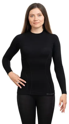 Zdjęcie produktu dla Brubeck Koszulka termoaktywna damska Active Wool LS12810 czarna S