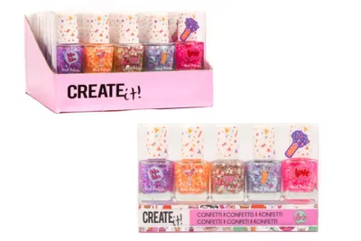 Obrázok produktu pre Create It! Nagellak konfety 5ks v disp.