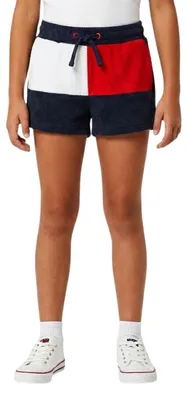 Produktbild von Tommy Hilfiger Mädchen Shorts Marineblau Frottee 128