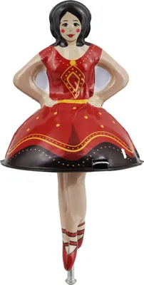 Produktbild von Zinnspielzeug – Ballerina-Kreisel – Zinnkreisel
