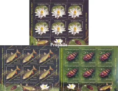 Produktbild von Briefmarken Rumänien 2008 Mi 6334Klb-6336Klb Kleinbogen (kompl.Ausg.) postfrisch Naturschutzgebiet