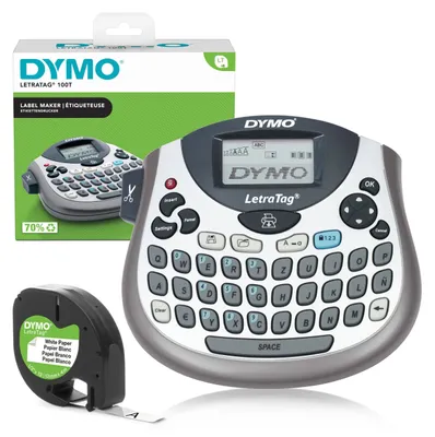 Produktbild von DYMO Tisch-Beschriftungsgerät "LetraTag LT-100T" silber