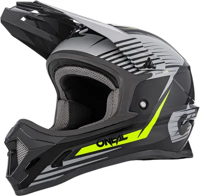 Produktbild von Oneal 1Series Stream V21 Jugend Motocross Helm (Gray/Yellow,Y/M (49/50))