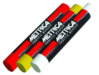 Obrázok produktu pre Metrická krieda na označovanie dopravných nehôd, olejovaná, biela, 150 x 20 x 20 mm, okrúhla 50070