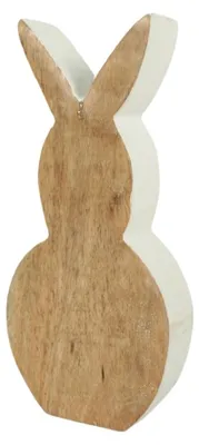 Produktbild von Osterhase aus Holz, NUBBIN, 18 cm, weiß