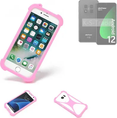 Produktbild von K-S-Trade Handy Hülle kompatibel mit Ulefone Note 15 Schutz Hülle Bumper Silikon Schutz Hülle Cover Case Silikoncase Silikonbumper TPU Softcase
