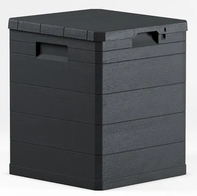 Produktbild von Toomax Woodys Aufbewahrungsbox 90 L, Kunststoff, Graphit, Z0173R0--4100